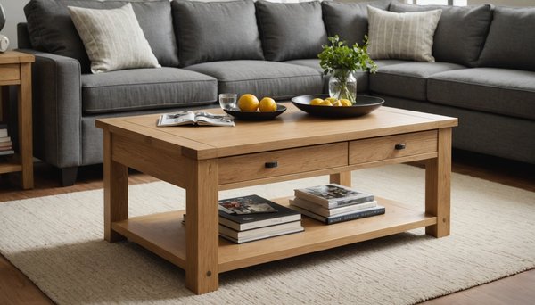 La parfaite table de salon en chêne pour votre intérieur
